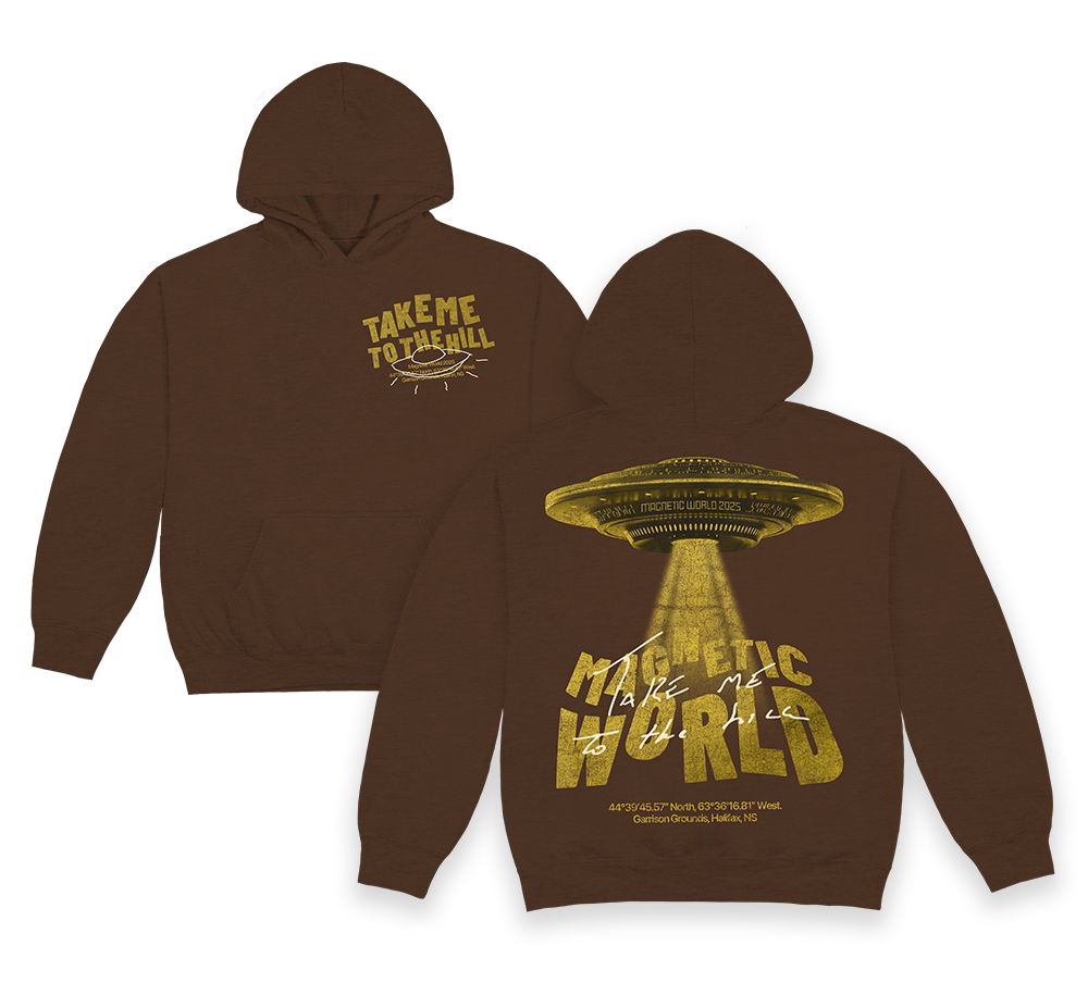 Magnetic World Hoodie - Brown