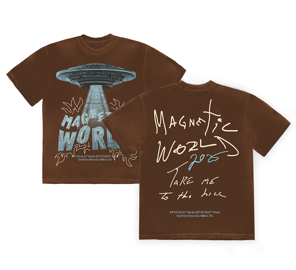 Magnetic World T-Shirt - Brown