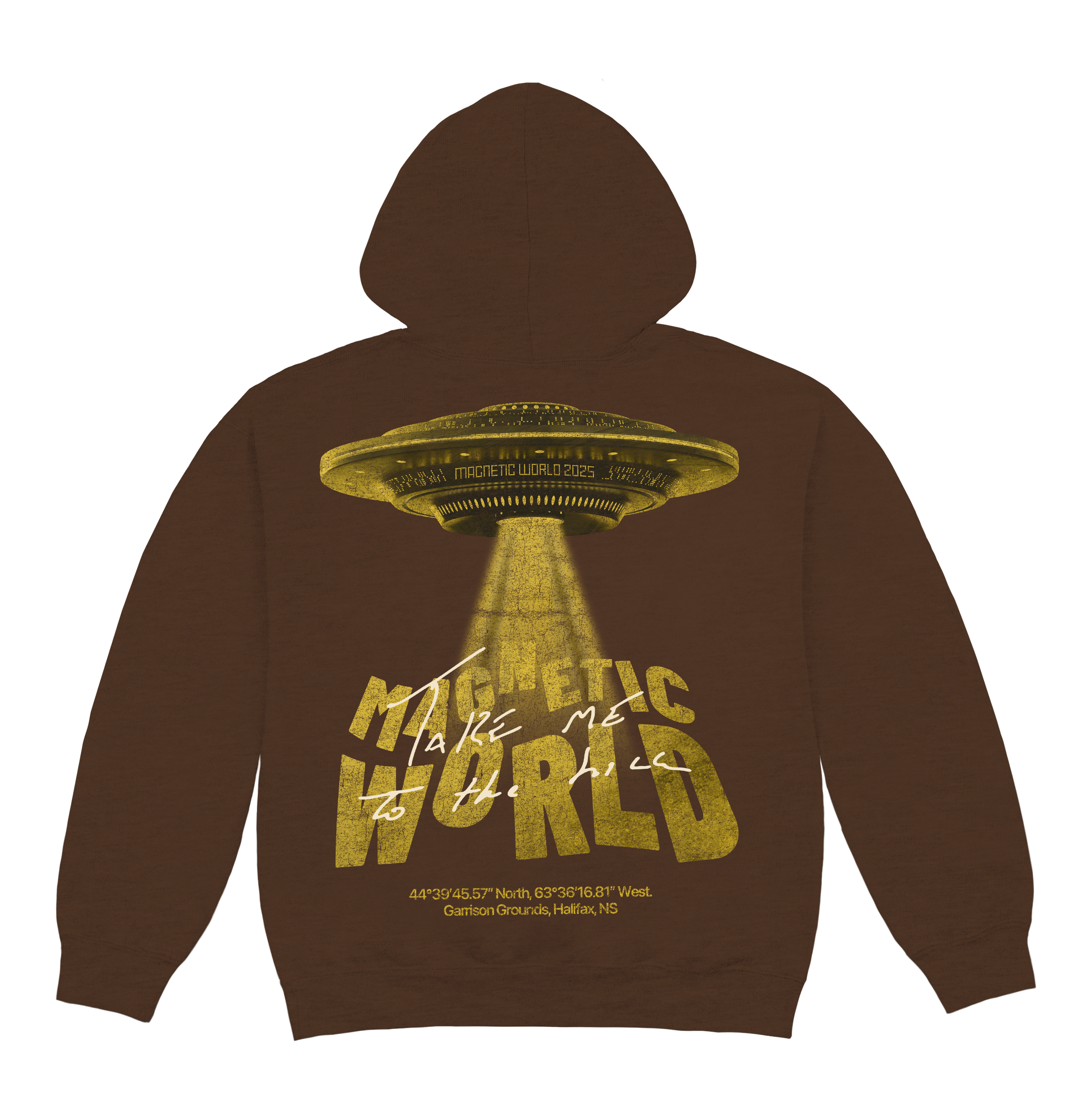Magnetic World Hoodie - Brown