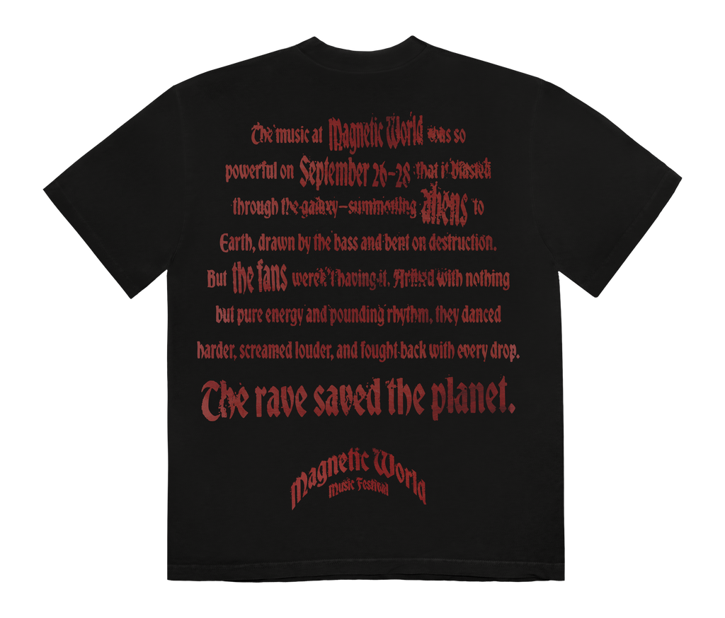 Magnetic World T-Shirt - Black