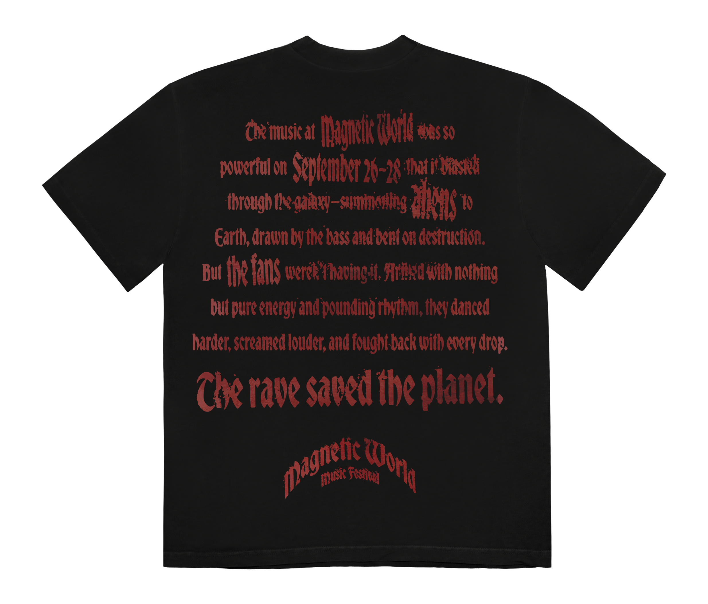 Magnetic World T-Shirt - Black