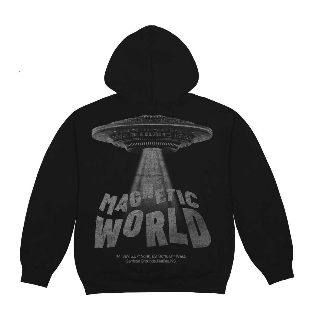 Magnetic World Hoodie - Black