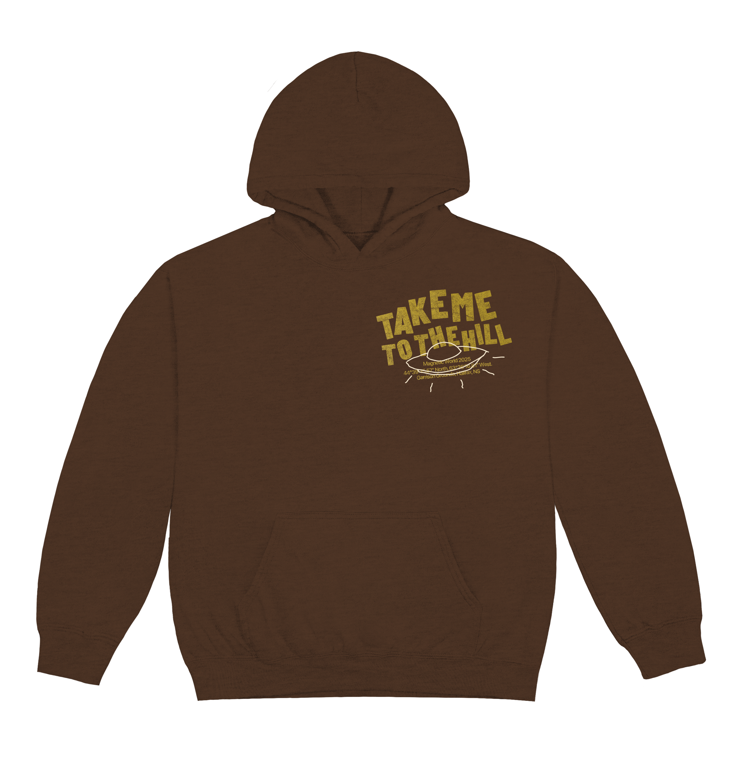 Magnetic World Hoodie - Brown