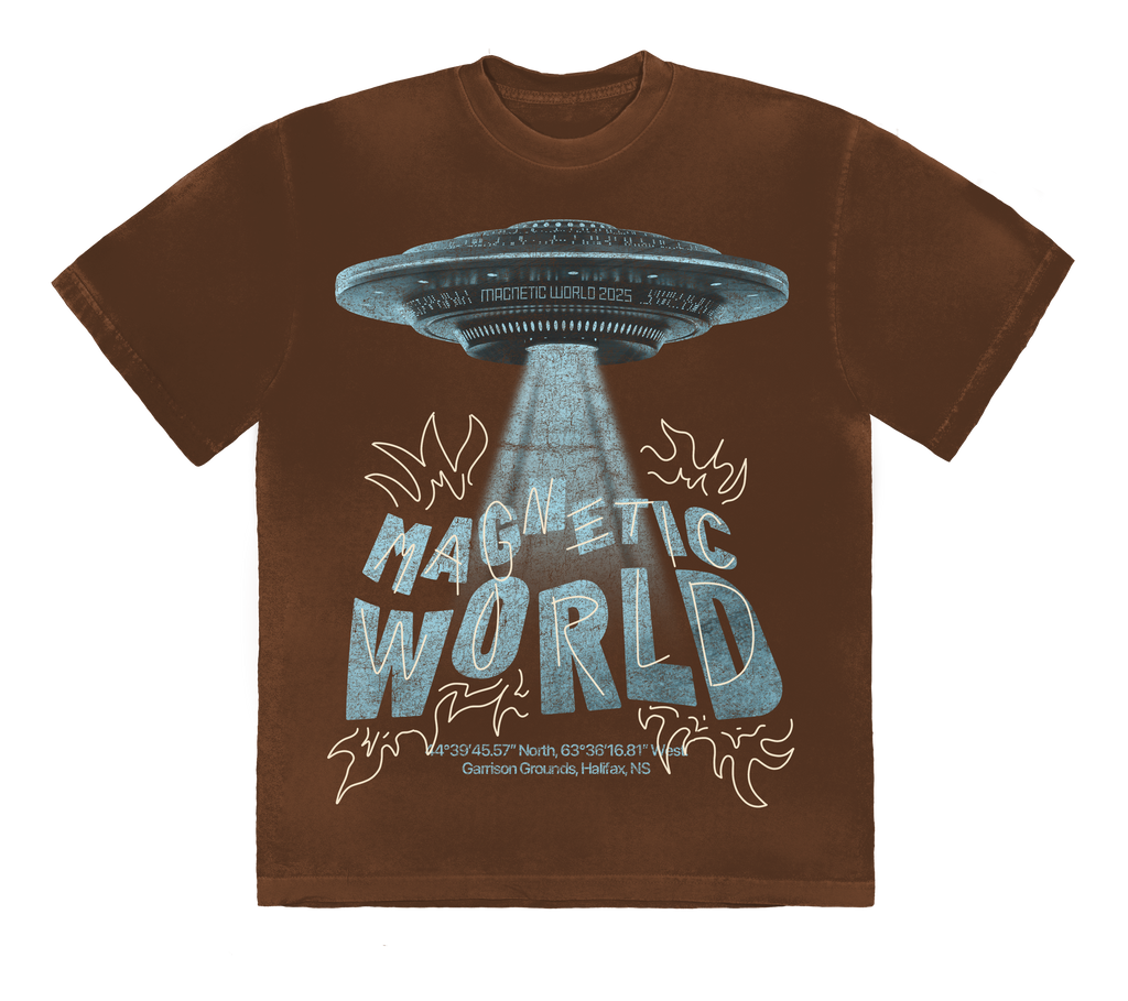 Magnetic World T-Shirt - Brown