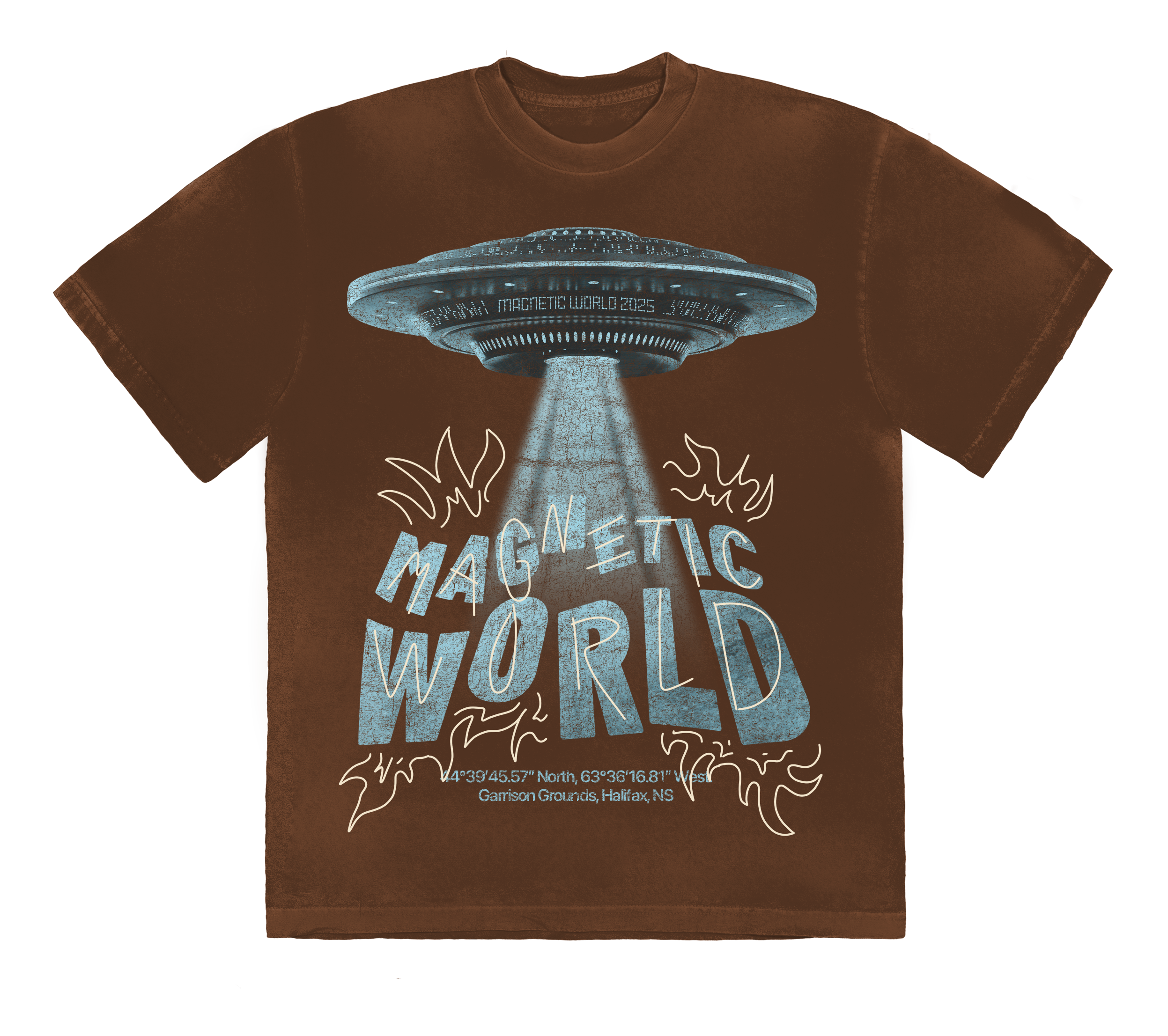 Magnetic World T-Shirt - Brown