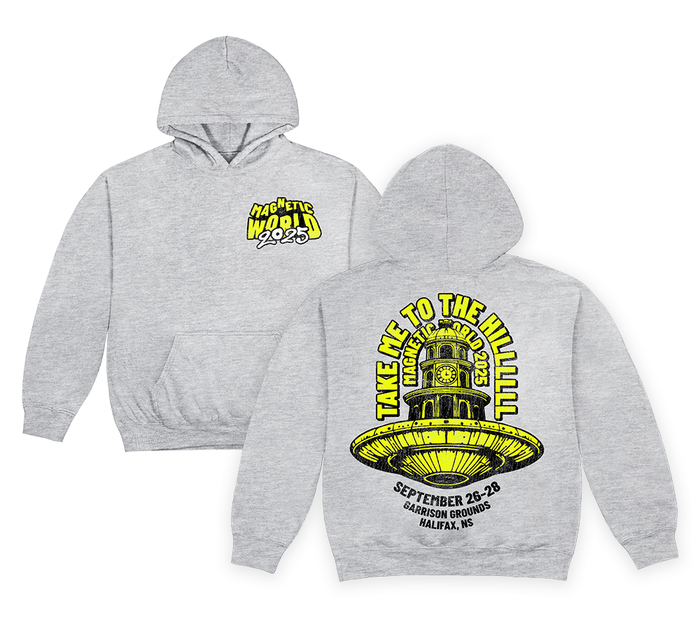 Magnetic World Hoodie - Heather Grey