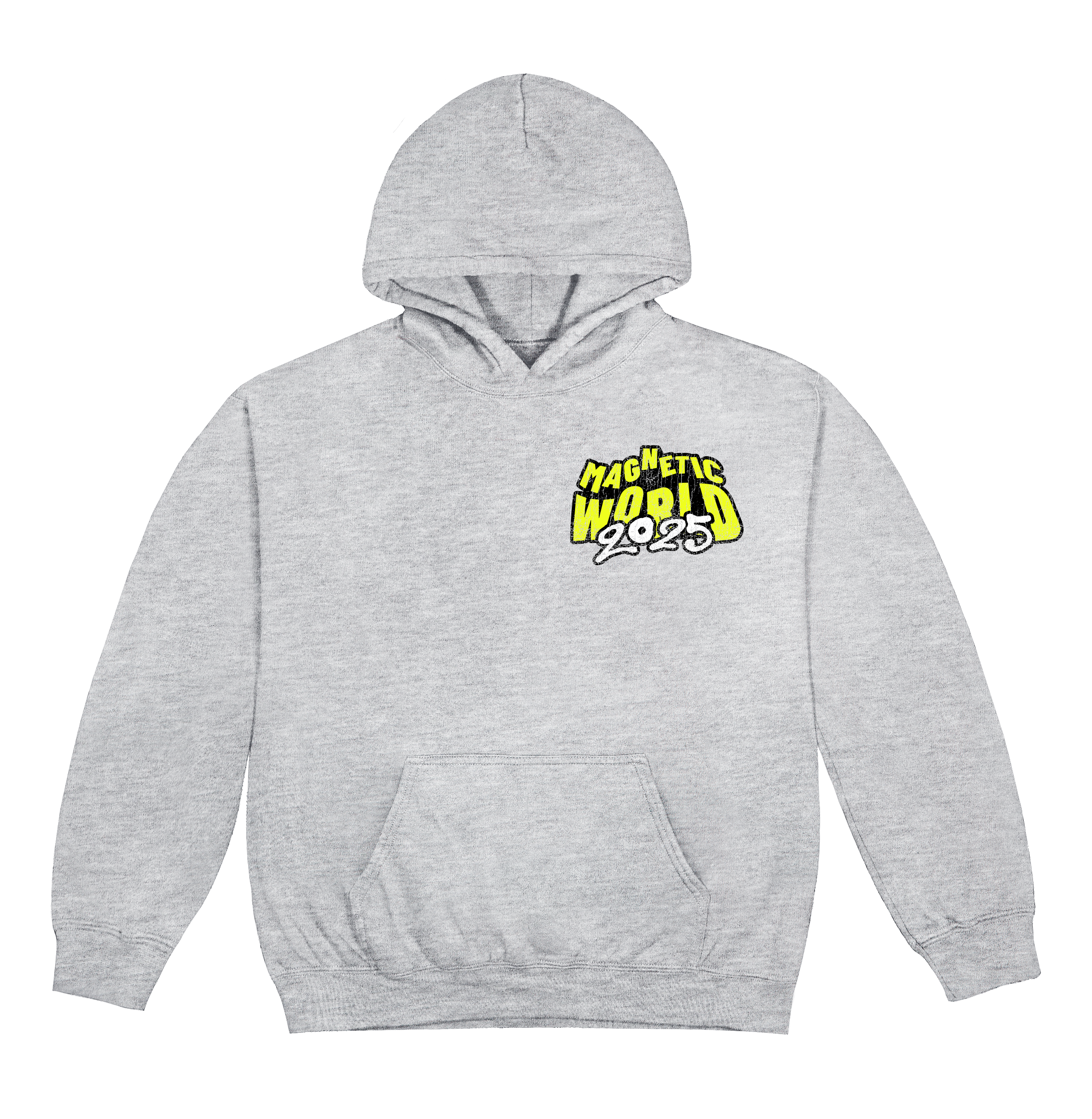 Magnetic World Hoodie - Heather Grey