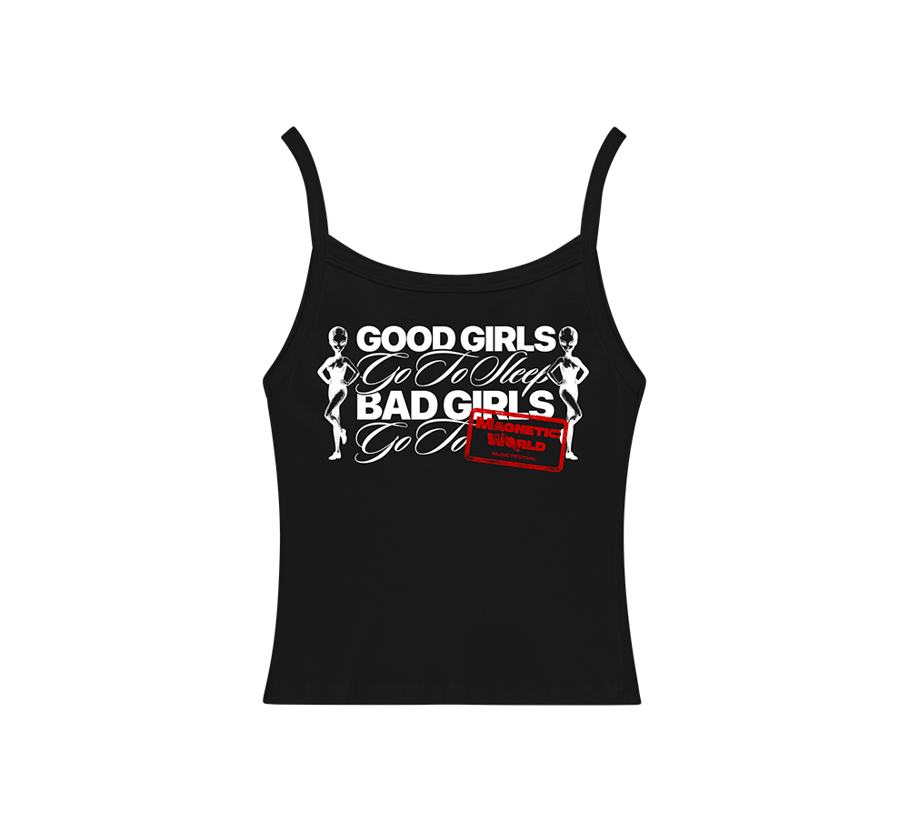 Magnetic World Tank Top - Black